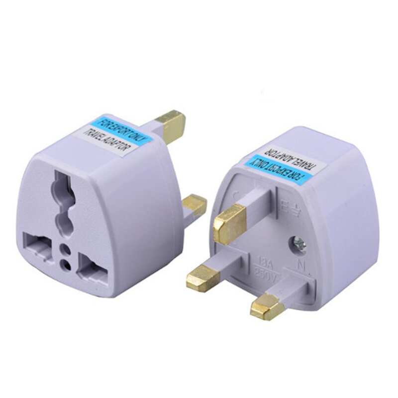 Durable Electronics Tool Home Travel Plug Converter Adapter 250V EU European Metal Plug Adapter Socket Travel Plug