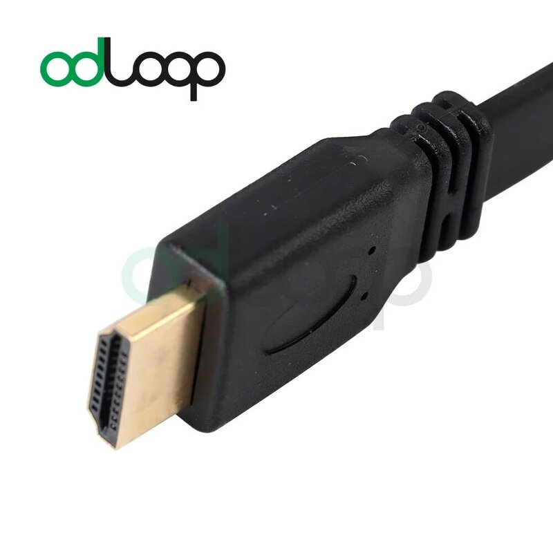 Odloop-HDMIケーブルタイプa,オスから金メッキ,4k,コンピューターモニター,ラップトップ,ゲーム,hdビデオ,オーディオ