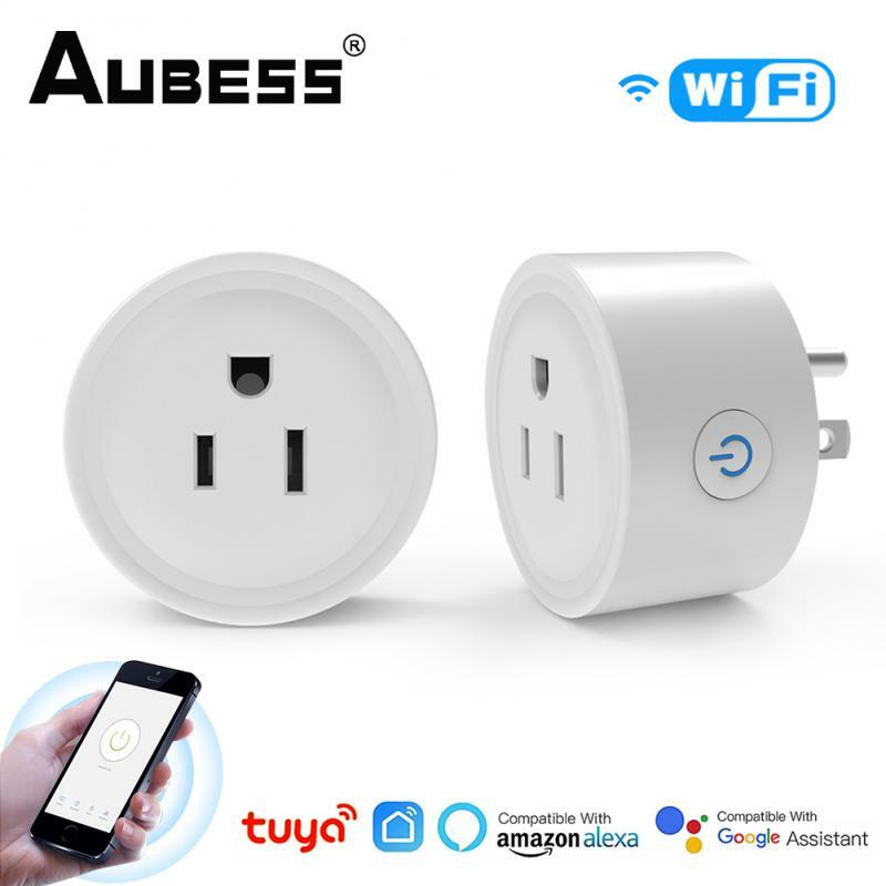 20A UNS Standard WiFi Smart Home Plug Outlet Tuya Fernbedienung Haushaltsgeräte Arbeitet mit Alexa Google Home Keine Hub erfordern