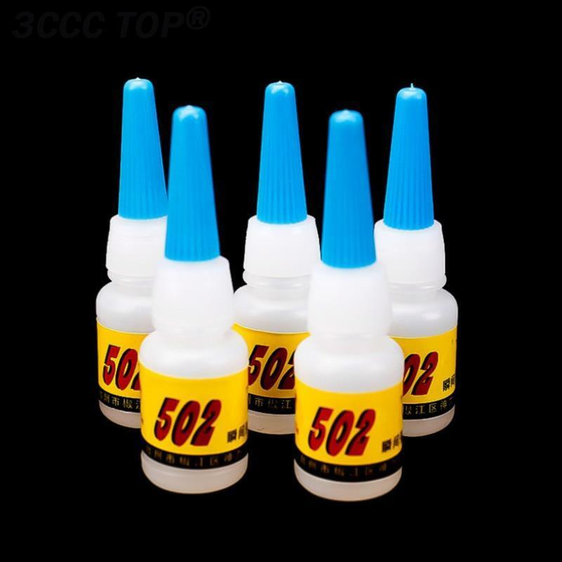 5g 502 Super Glue Instant Quick-drying Cyanoacrylate Adhesive Strong Bond Fast Crafts Repair Glue for Metal Glass Rubber Leather
