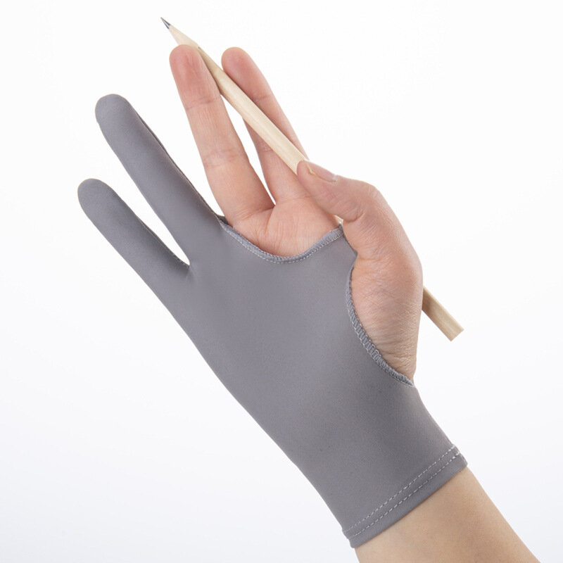 Two-Finger Painting Gloves Drawing Gloves Tablet Touch Artist Gloves Protect Screen Gloves Sketching Gloves For Ipad Air Pro