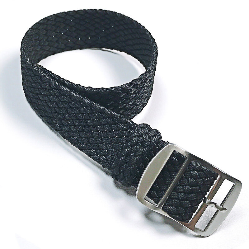 Pulseira de tecido para Perlon Watch Band Replacement Wristband 14mm 16mm 18mm 20mm 22mm Nylon Strap Watchband
