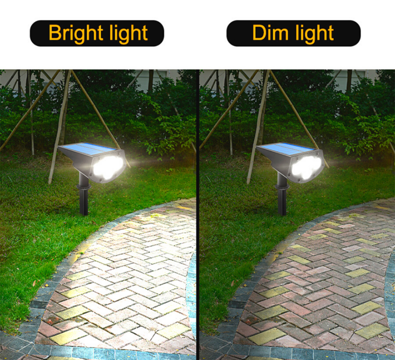 LED Solar lampy punktowe zewnętrzne światła solarne krajobrazowe reflektory wodoodporne 20 LED Solar ogrodowy reflektor na do ogrodu na trawnik chodnik