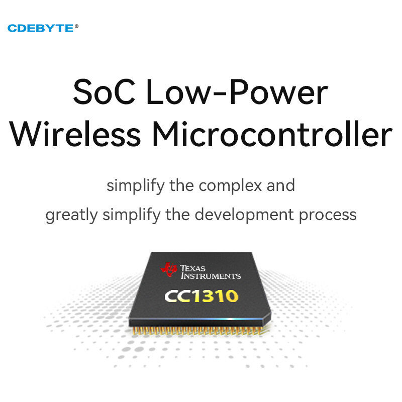 CC1310 868MHz 915MHz trasmettitore e ricevitore Wireless Modbus fai da te CDEBYTE E70-900T30S 30dBm IPX/foro per timbri RSSI SoC Smart Home