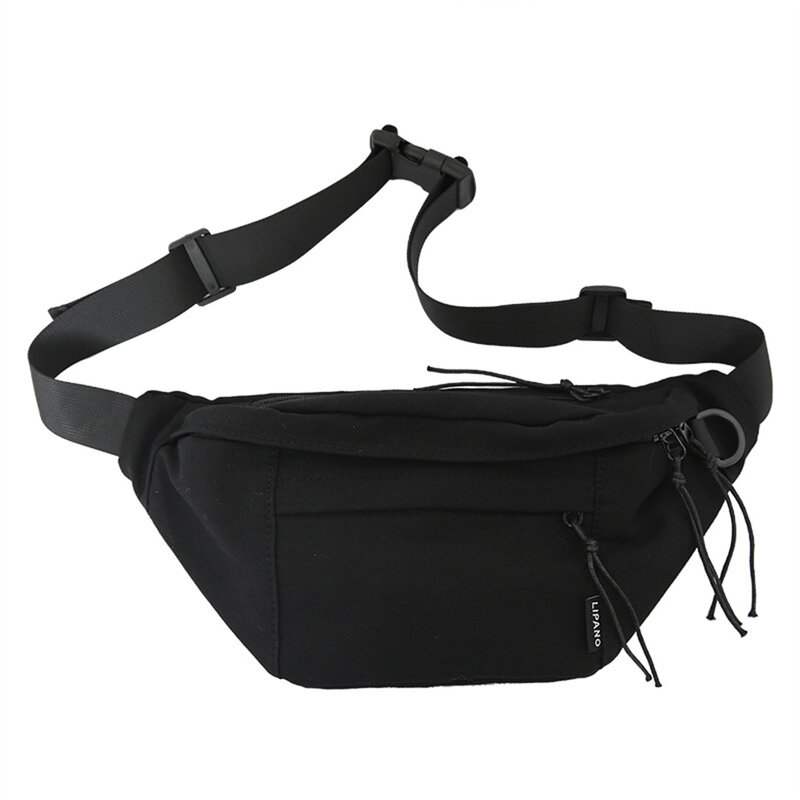 Men Waist Pack Casual Large Phone Bag Nylon Travel Phone Bag Men Waist Pack Crossbody Bag For Men Fashion Zipper Sling Bag