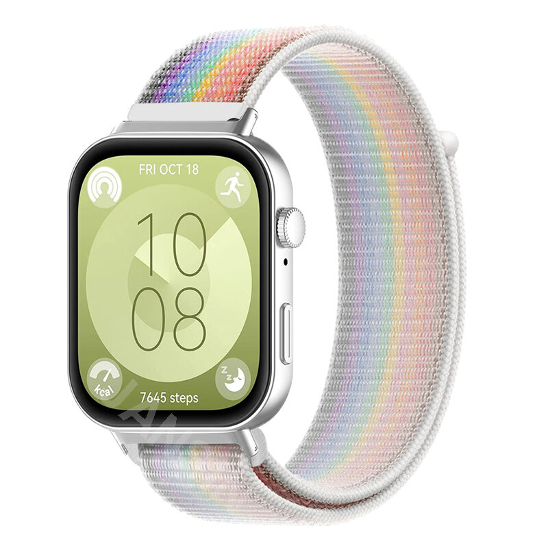 Bracelet en nylon réglable pour Huawei Watch Fit 3, bracelet, bracelet, boucle, sport, accessoires