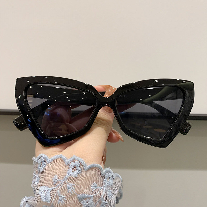 여성용 고양이 눈 선글라스, 럭셔리 브랜드 디자이너 선글라스, 여행용 선쉐이드 안경, 새로운 패션, y2k