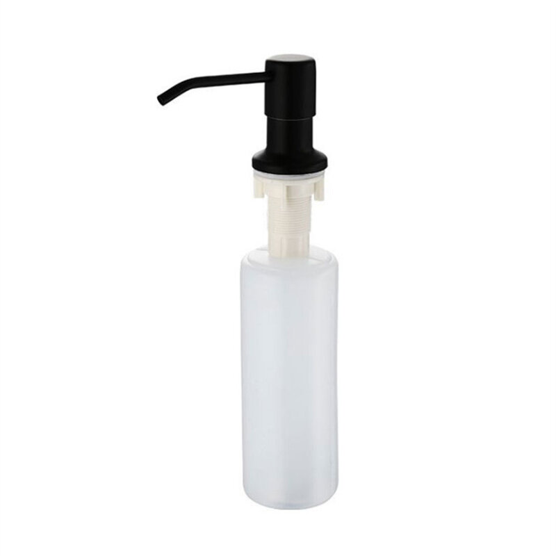 Aço inoxidável Liquid Soap Dispenser, Pressionando manualmente, Soap Lotion Dispenser, Acessórios de cozinha, Sink, 350ml