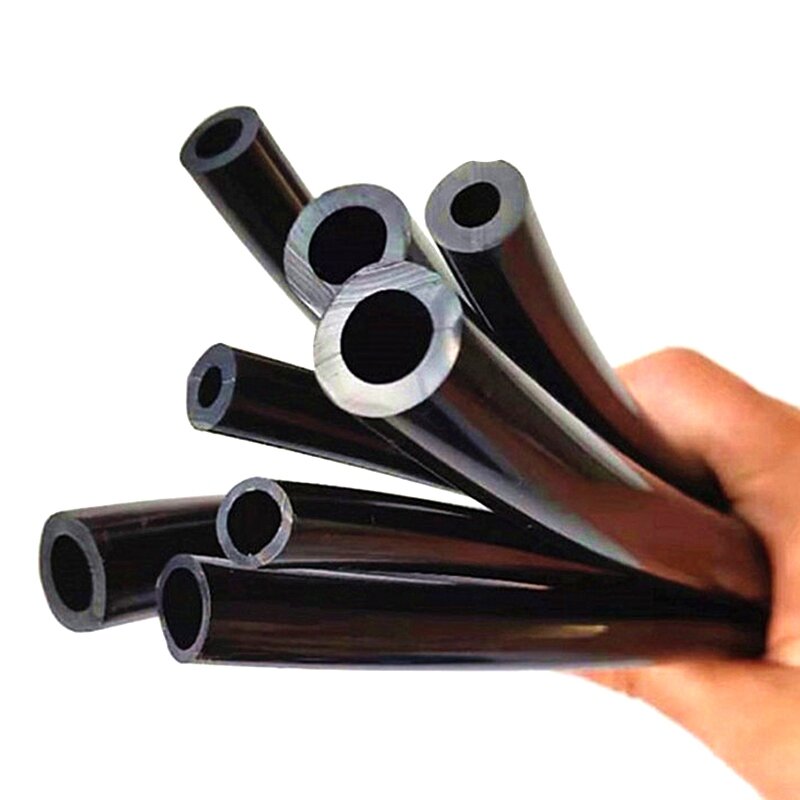 1/3/5M lotto I.D 1 ~ 23mm tubo in Silicone nero flessibile pompa ad aria per acquario tubo in gomma morbida tubo del serbatoio del carburante ad alta pressione resistente al calore