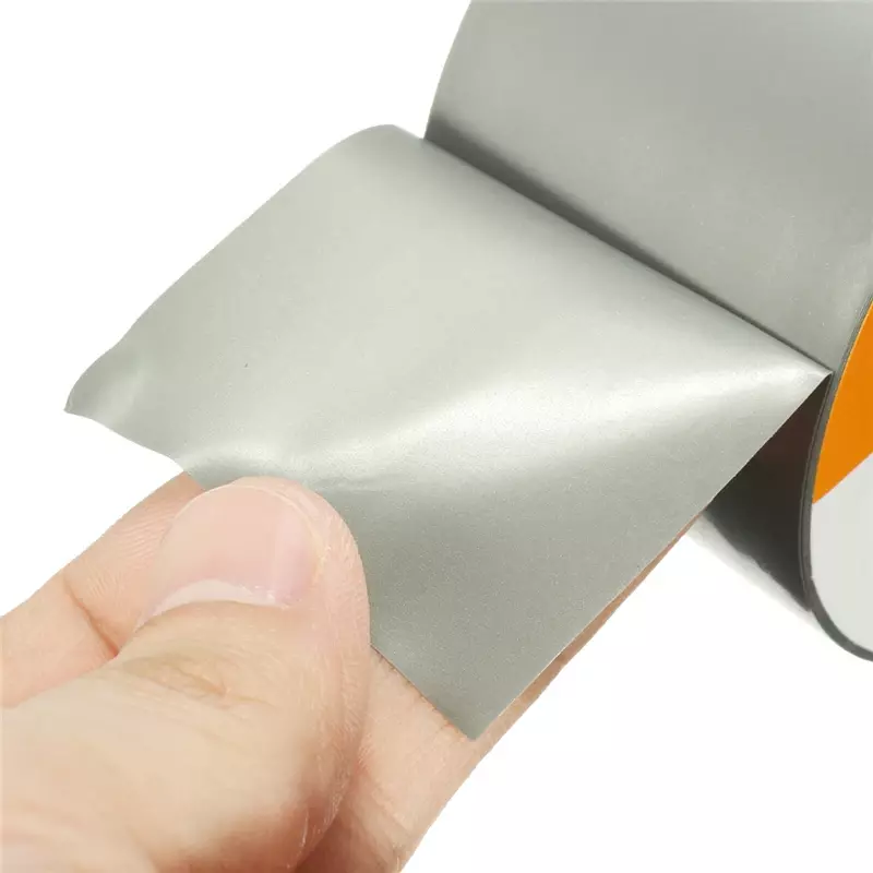 Fita adesiva de prata impermeável, pano resistente, ferramenta 4.8cm * 30m