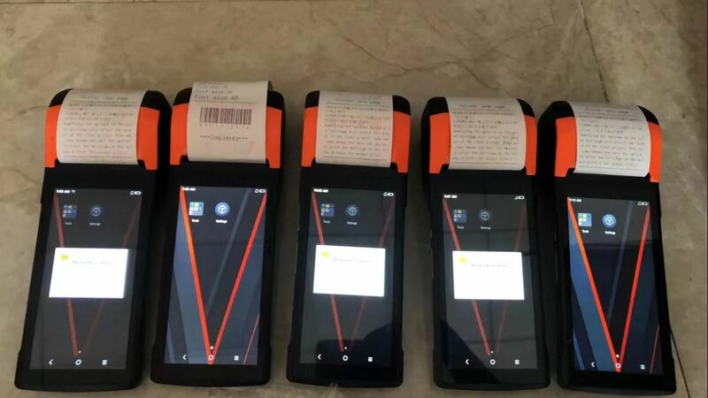 Macchina POS Android V2 usata 1 + 8 Ram tutto In un terminale di pagamento In contanti per supermercato Pos Mobile 4G con stampante da 58mm versione aperta