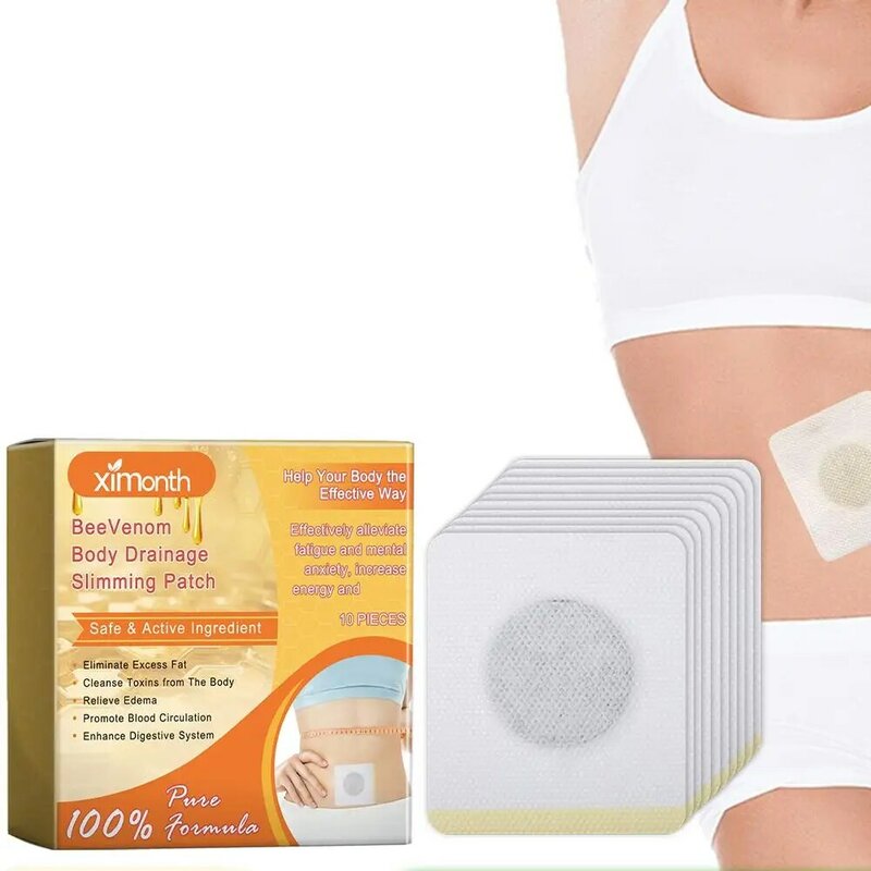 10pcs Weight Loss Belly Slimming Patch Fast Burning Fat Detox Abdominal Navel Sticker Dampness-Evil Removal Improve Stomach
