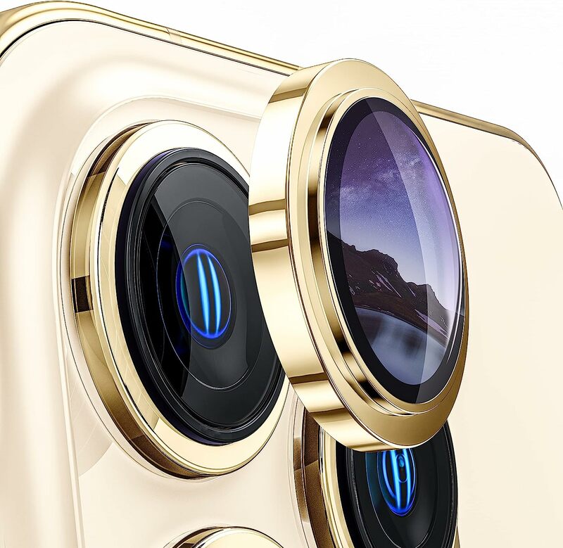 Original goldgelb Kamera Objektivs chutz für iPhone 15 plus 15 Pro Max 13 14pro 13Mini 12Promax Glass chutz folie