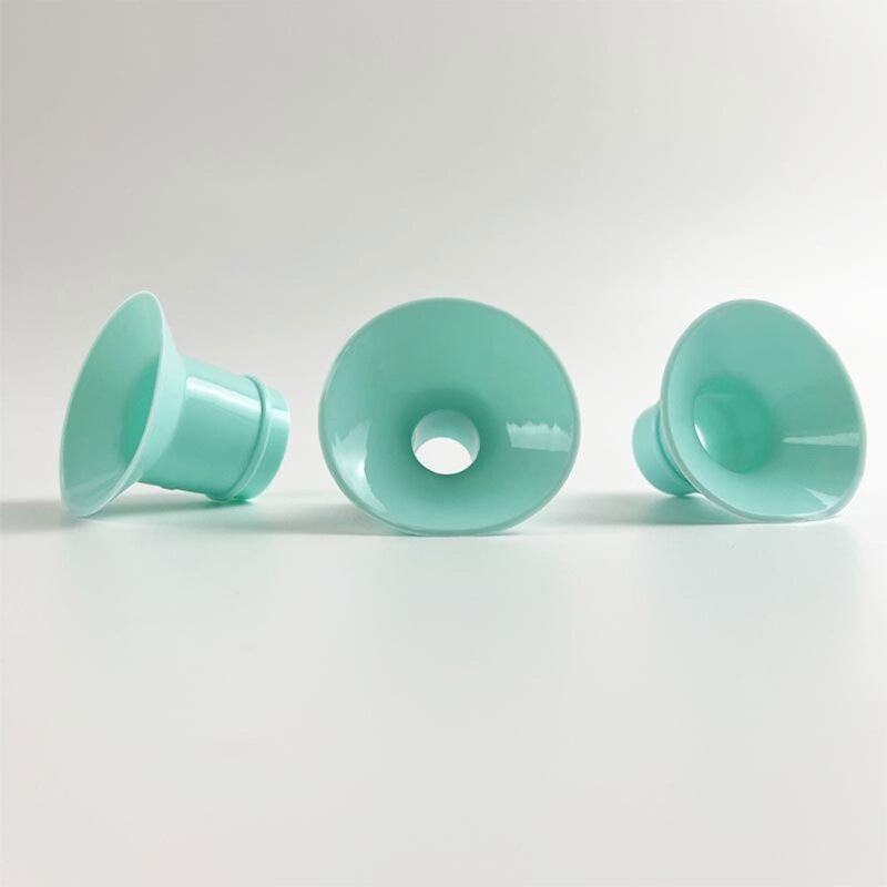 F62D Silicone Breast Pump Flange Inserts 13/15/17/19/21/24mm Wearable Breastpump Cup Flange Component for Multiple Brands