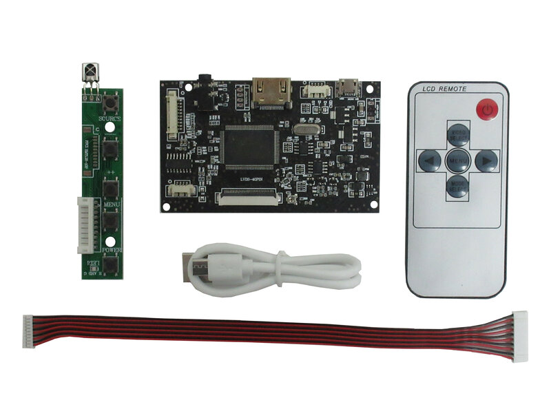 Pantalla LCD para HE080IA-01D/01B/01F, tablero de Control de controlador, AV, VGA, HDMI, Compatible con 4:3, 40 Pines, 1024x768