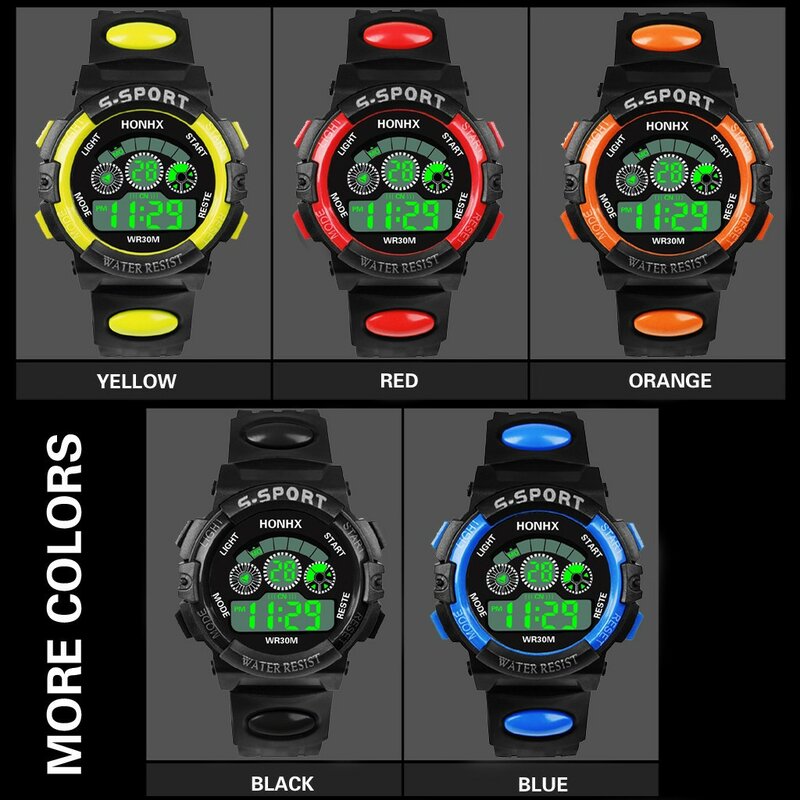 Relógio de pulso militar analógico digital masculino, LED, Impermeável, Luminoso, Clássico, Elegante, Mecânico, Luxo