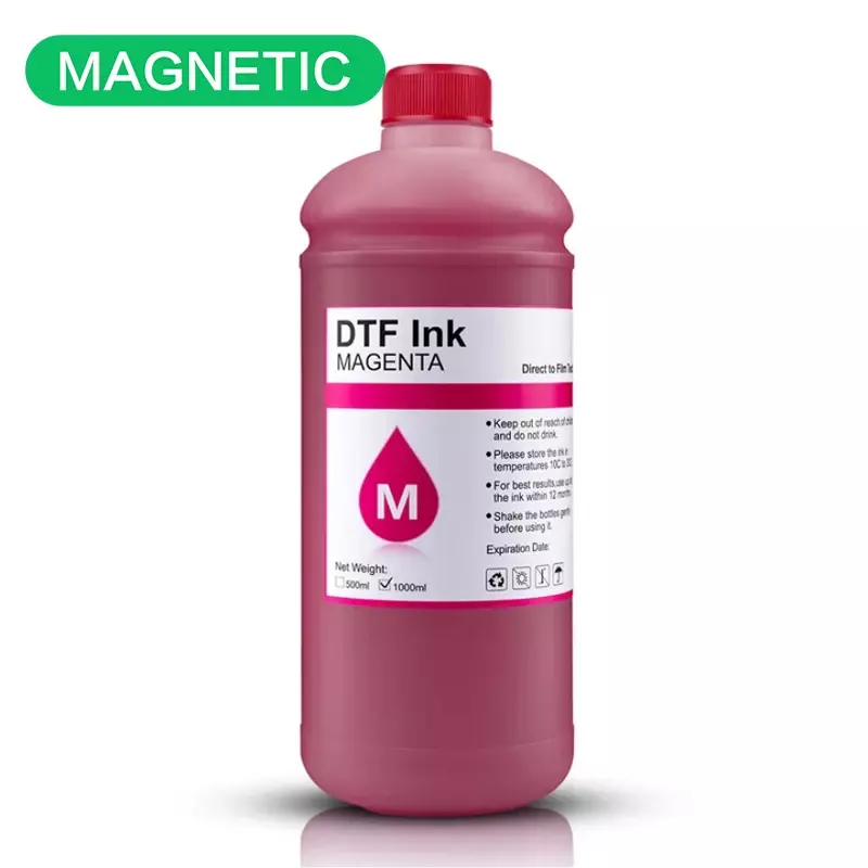 1000ML DTF ink for direct transfer film for PET film all desktop & large format DTF printer BK C M Y WH Color availble