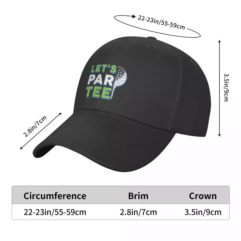 Golf par tee design Baseball Cap Hat Man For The Sun funny hat Golf For Women Men's