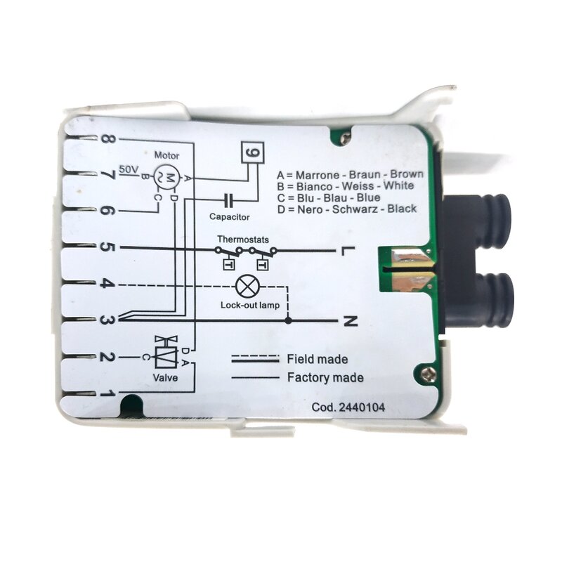 Caja de Control del controlador 530SE Compatible con RIELLO 40G, controlador de quemador de aceite, ojo eléctrico