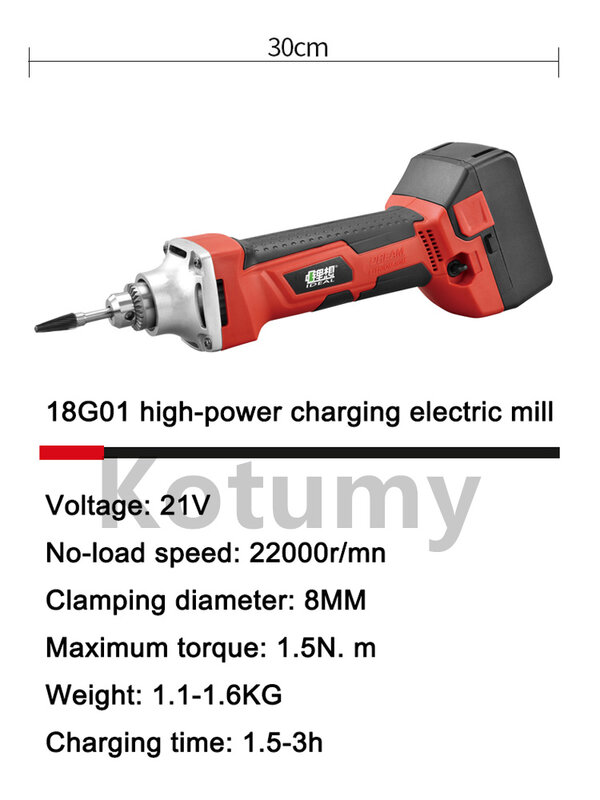 Cordless Electric Brushless Angle Grinder Lithium-Ion Grinding Machine Electric Grinder Polishing Cutting Power Tools
