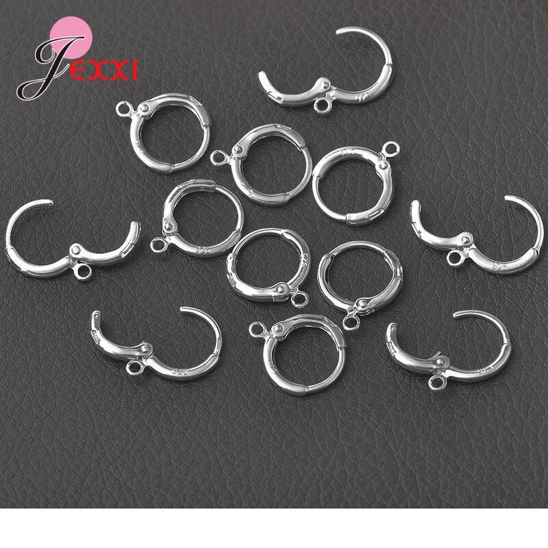 20pcs/Lot Promotion Wholesale 925 Sterling Silver Earrings Lever Back Earwires Diy Supplies Handmade Making Jewelry Findings