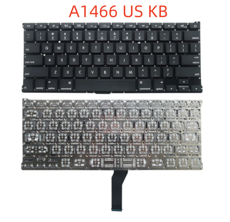 Keyboard pengganti baru untuk Macbook Air 13 "A1369 A1466 Keyboard 2011 2012 2013 2014 2015 2017 Tahun