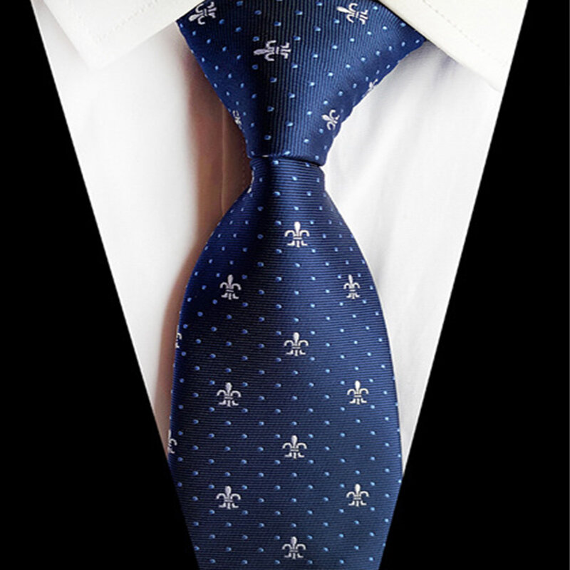Gravata listrada para homens, gravata luxuosa com pescoço, terno Cravat, gravata para festa de casamento, presente masculino, 68 cores, 8cm