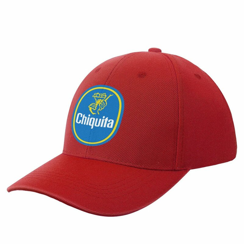 Chiquita Label Baseball Cap for Men, Brand Designer Hat, Hip Hop Anime Hat, Elegant Women's Hats