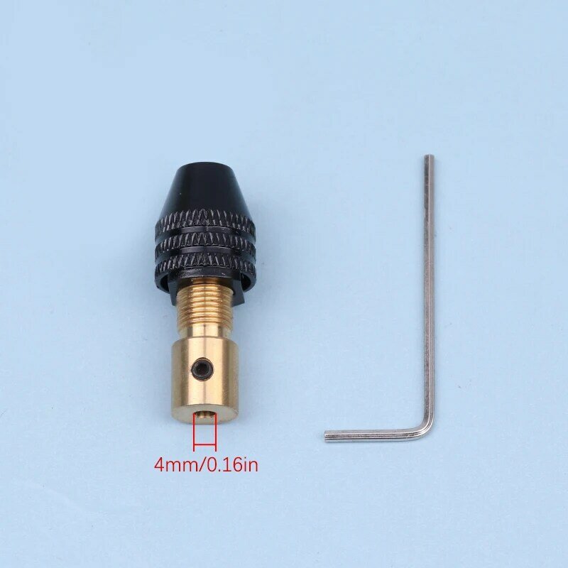 4mm Mini Drill Collet Smooth Style Micro Drill Self-tightening Drill Bit Tool Chuck Quick Change Adapter Bit Adapt Woodworking