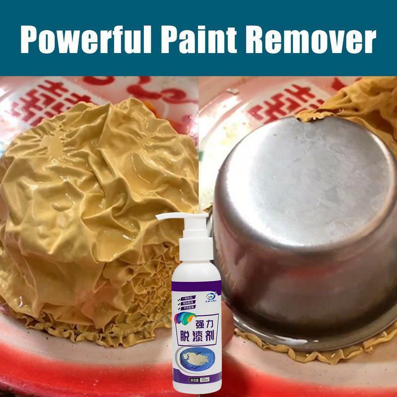 Nettoyeur de peinture en spray, 100ml, sans odeur, avec une pénétration injuste, pour livres profonds, en spray, pour carreaux de métal et bois