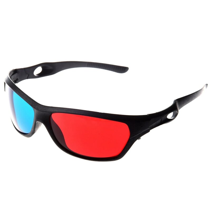 Красно-синий/голубой анаглиф, 3d-очки в простом стиле, 3D-игры (дополнительный стиль обновления)