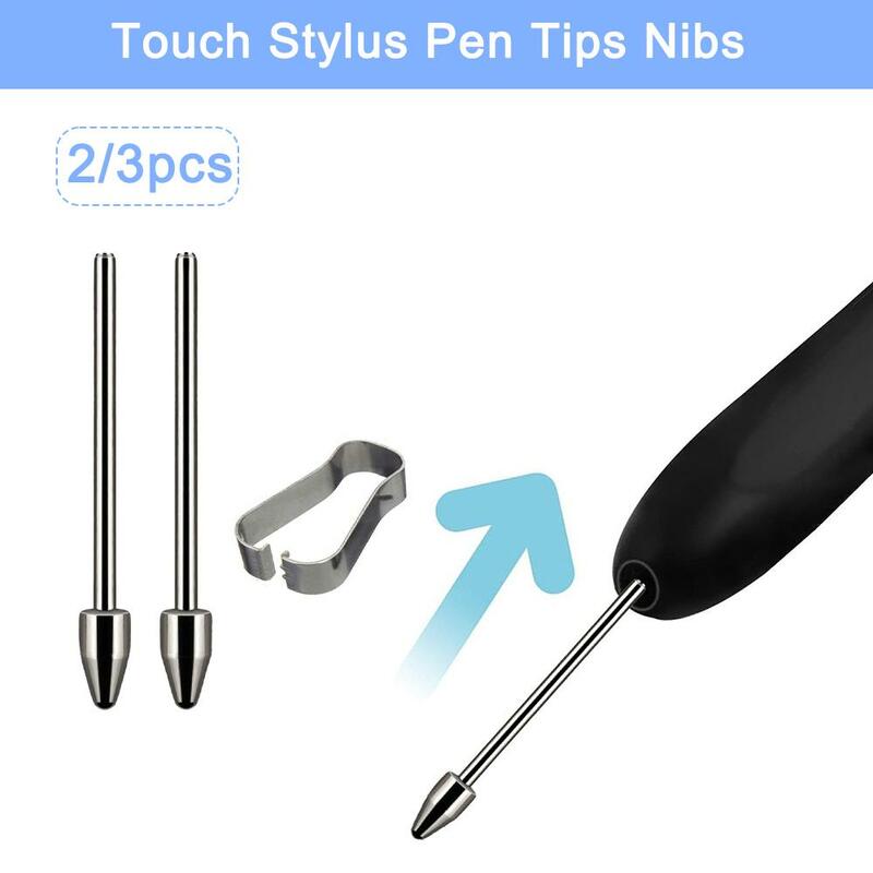 Tablet Pencil Nib Wear Resistant Replacable Stylus Tip Titanium Alloy Silver For Samsung Galaxy Tab S6 S7 S8 S9 S23 Note 1