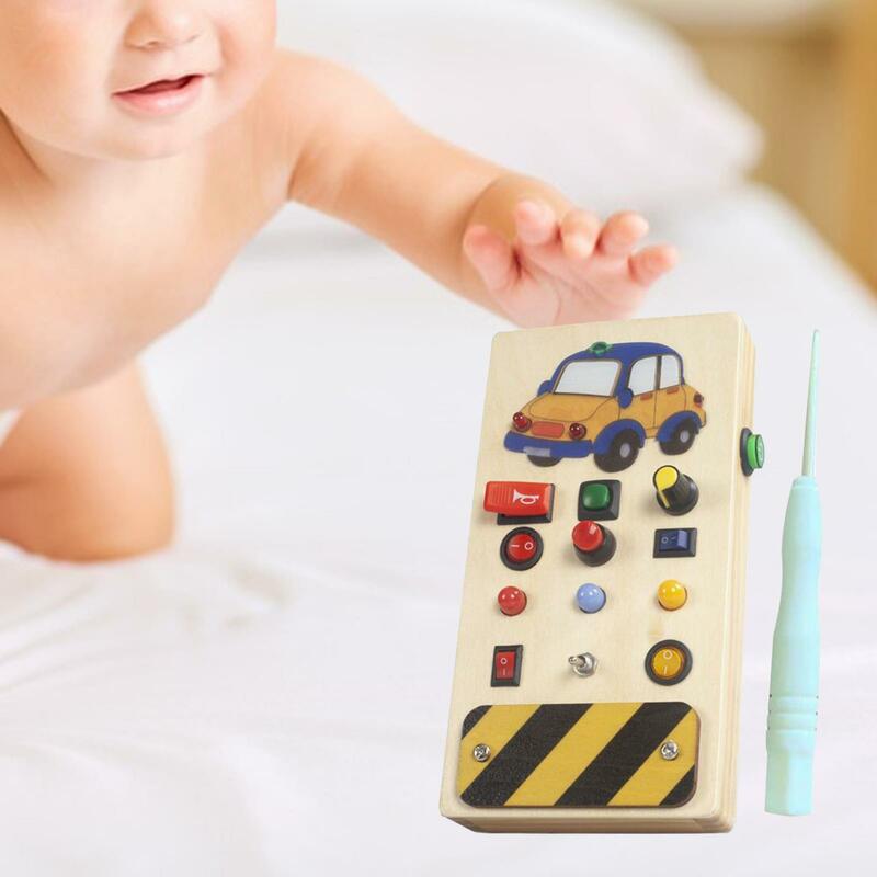 Kinder Aktivität sensorische Board Spielzeug Schrauben dreher Werkzeuge entwickeln fein motorische Fähigkeiten geführt beschäftigt Board für Mädchen Jungen Kinder Geburtstags geschenk