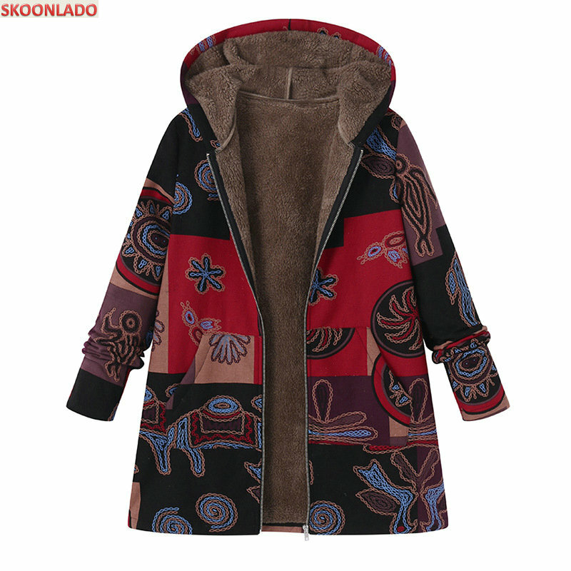Manteau d'Hiver en Coton à Motif pour Femme, Épaisseur de Surface Chaude, Coupe-Vent, Optique Moyenne, Toutes Tailles, 5XL
