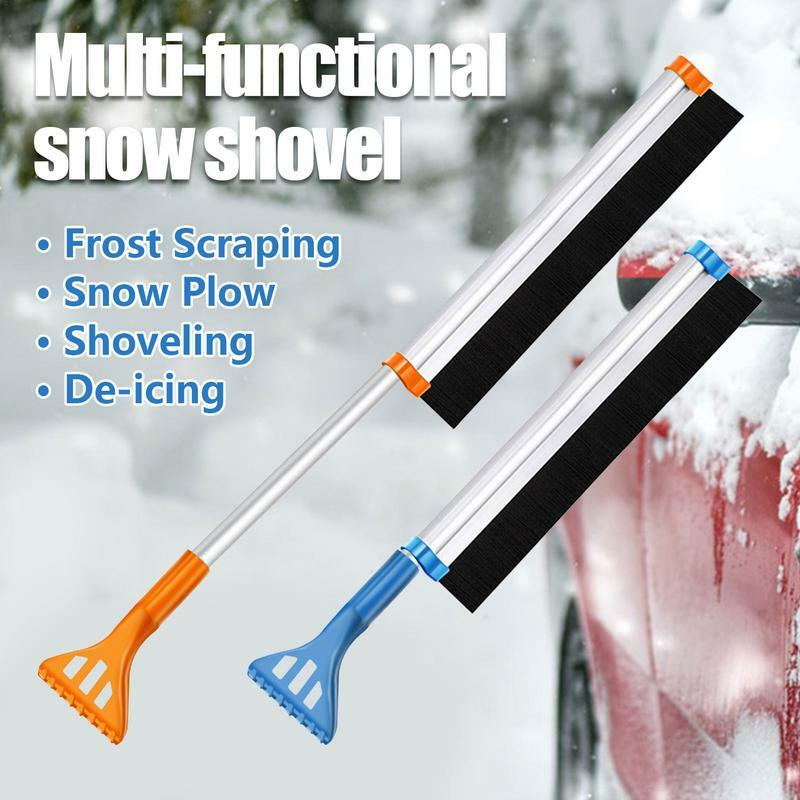 Ferramenta destacável para remoção de neve Kit 3 em 1 pá Escova raspadora Detalhando suprimentos de limpeza para veículo de inverno