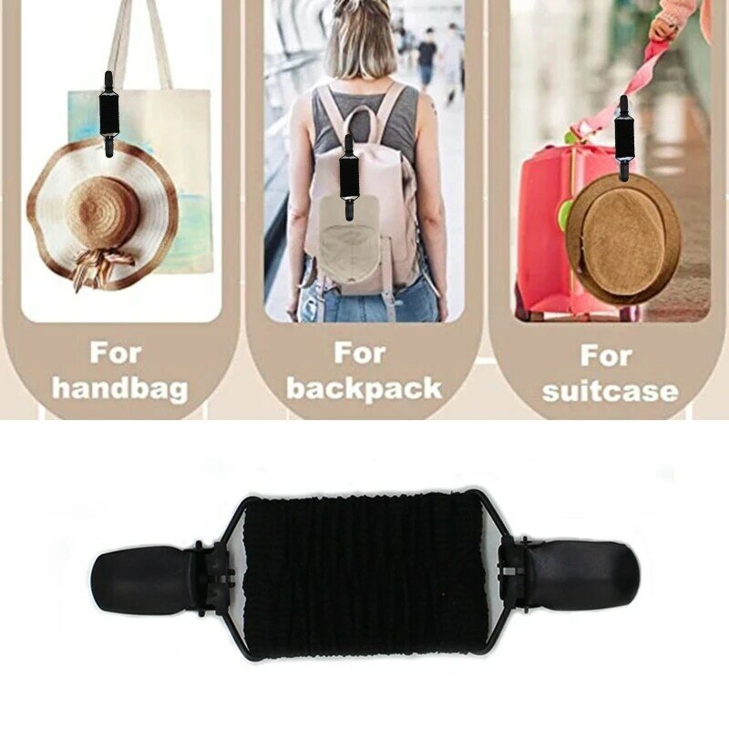 Hat Clip for Travel Kids Adults Outdoor Travel Beach Accessories Hanging on Bag
