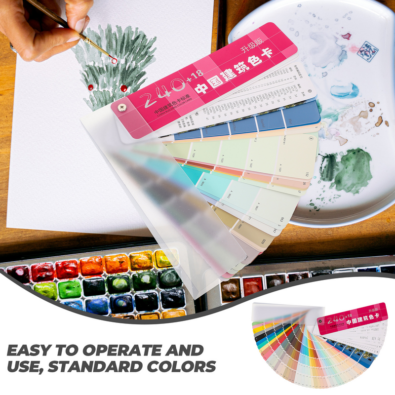 Paint Tools Color Card Matching Cards Useful Wheel for Painting Portable Comparing