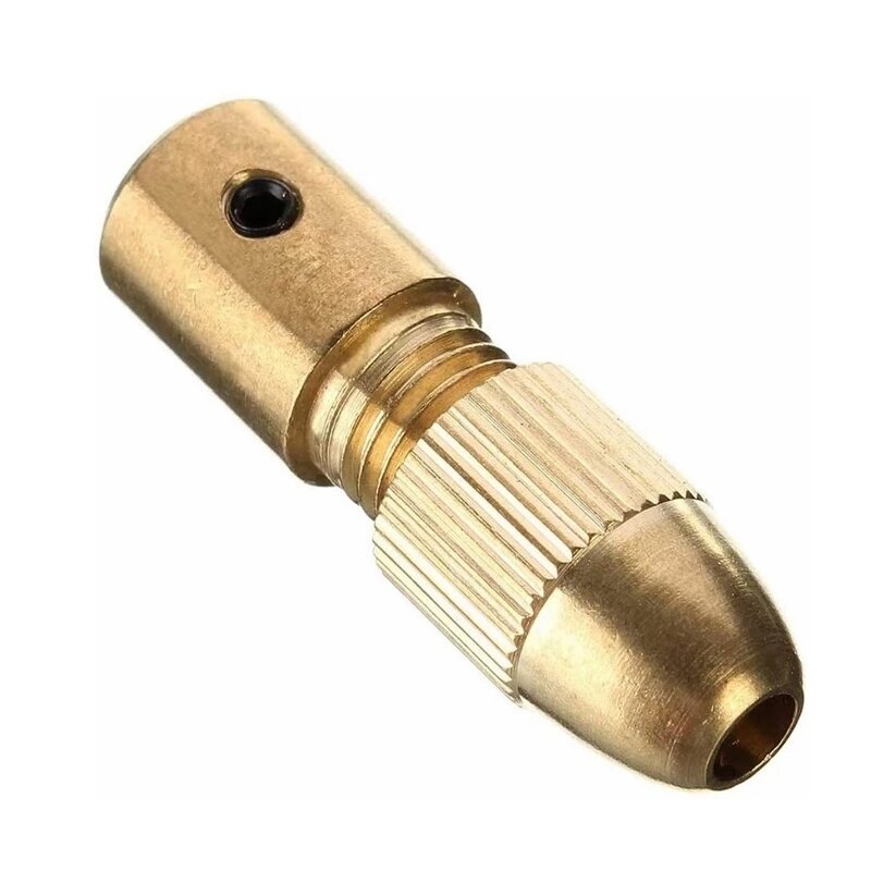 7Pcs/Set Brass Collet Mini Drill Chucks For Electric Motor Shaft Drill Bit Tool Chuck Adapter Quick Release Keyless Bit Adapt