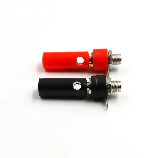 4MM steker laki-laki dan perempuan colokan daya multimeter uji terminal amplifier speaker bulat DIY bagian model