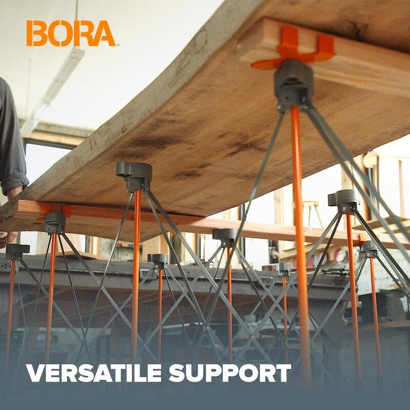 BORA Centipede CK15S 30 inch height Portable Work Stand, Includes 4 X-Cups, 4 Quick Clamps, Carry Bag, Portable Work
