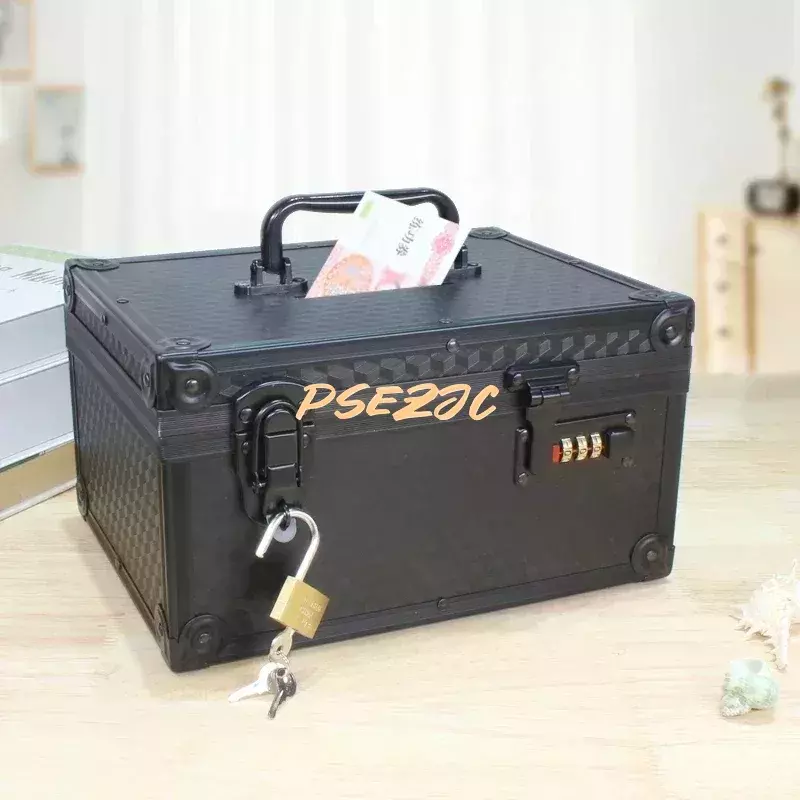 Household Minimalist and Multifunctional Password Cash Coins Can Only Enter and Exit Reusable Savings Box Safe Deposit Box