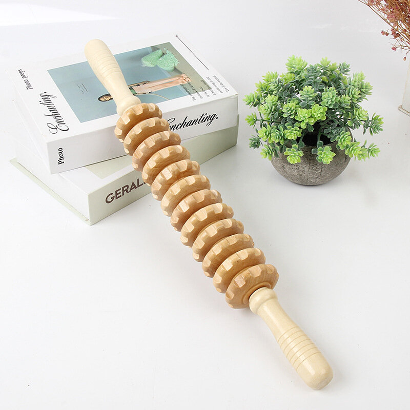 Holz Therapie Roller Massage Werkzeuge Lymphdrainage maderoterapia Colombiana Cellulite Trigger Punkt Manuelle Muscle Release
