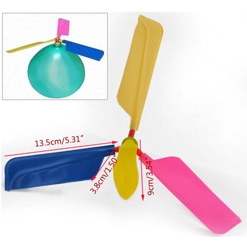 Ballon-Helikopter-Kinderspiele und Partyspiele für Kindertagsgeschenk, Geburtstagspartybevorzugung, Farbe zufällig,