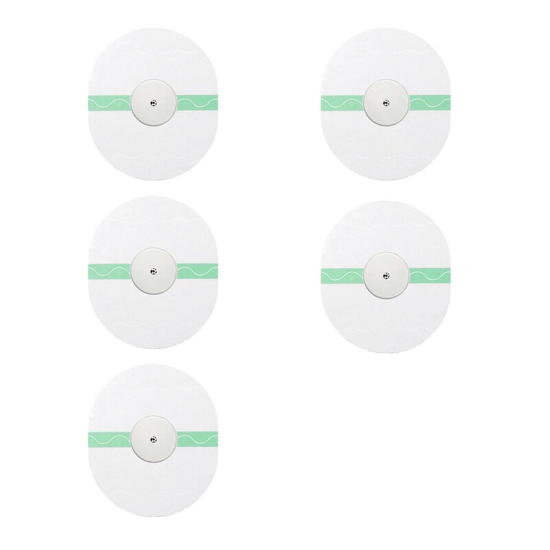 Adesif Oval 5 buah Sensor Libre meliputi Patch perekat transparan bening