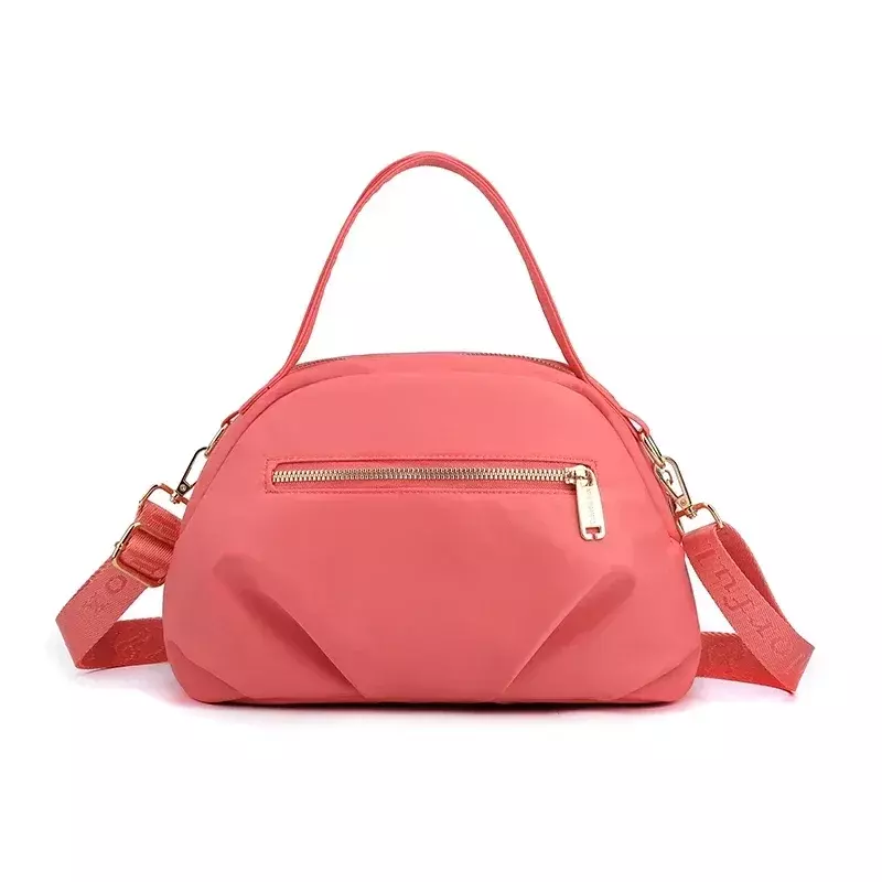BBA169 Fashion CrossBody Bag for Women Messenger s Waterproof Nylon Shoulder  Ladies Handbag Pink