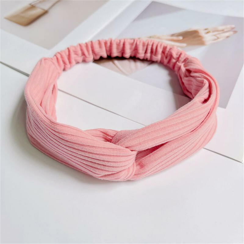 1Pc Women New Knotted Elastic Head Wrap Wash Face Hair Band Yoga Exercise Headband Hairband Headpiece Hair Accessories
