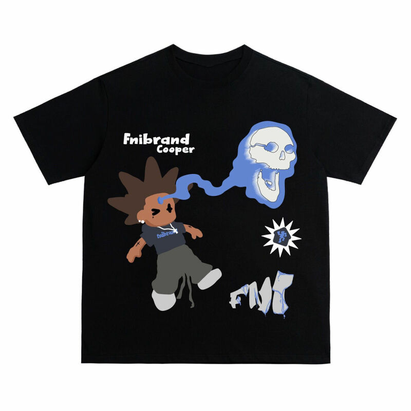 Serie limitata 220g t-shirt alla moda in cotone pesante popolare coppia di strada Hip-Hop a maniche corte uomo donna top a mezza manica tutto-fiammifero