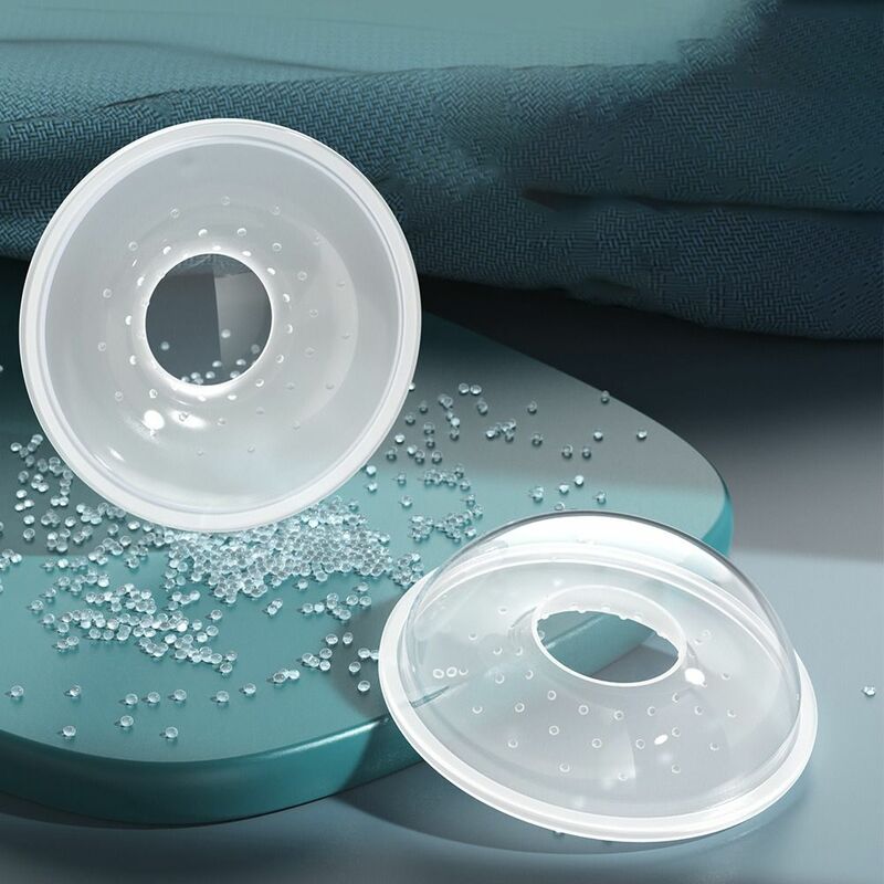 2PCS lembut Anti galaktorea Pad berguna aman dapat digunakan kembali bantalan perawatan susu bocor silikon ASI kolektor payudara