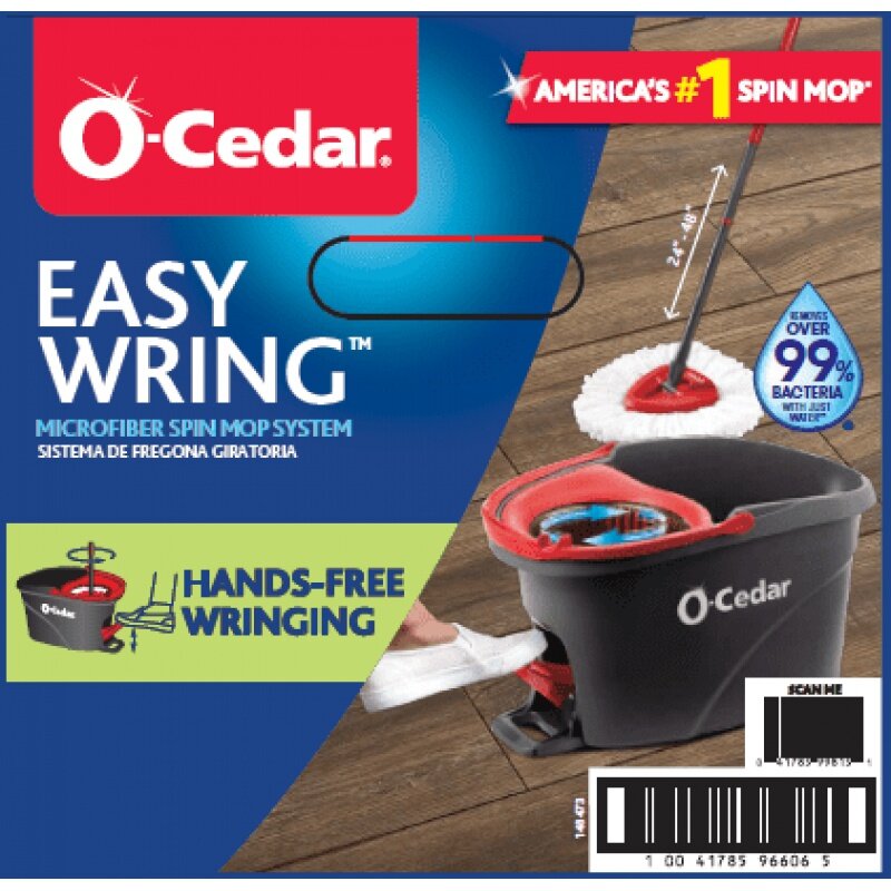 O-Cedar easywrying สปินซับและถังระบบ
