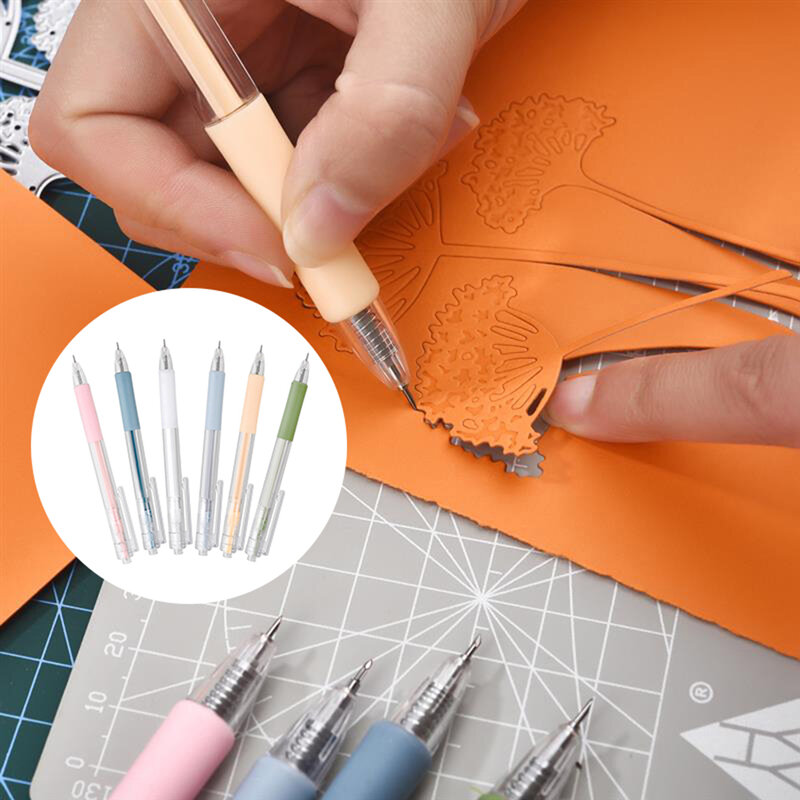 Mini Cutter Craft Paper Cutter Pen Kit di intaglio della carta portatile durevole per carta artigianale
